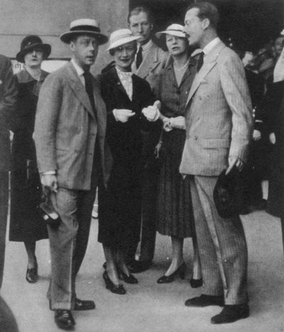 Prince Edward and Wallis Warfield Simpson on a Royal Cruise, 1936 by English Photographer